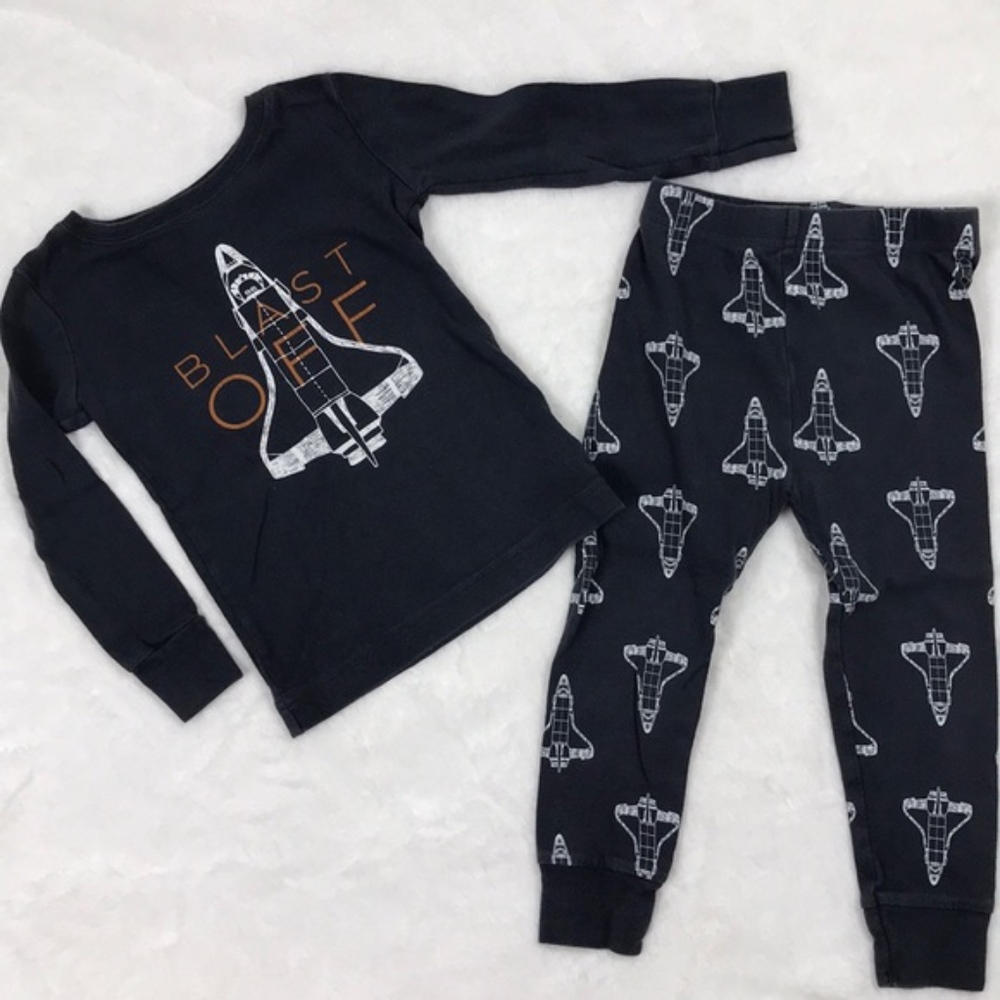 Blast Off Rocket Pajamas, Size 2T